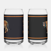 Siberian Tiger Blikvorm Glas (Links)