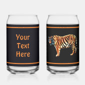 Siberian Tiger Blikvorm Glas (Achterkant)