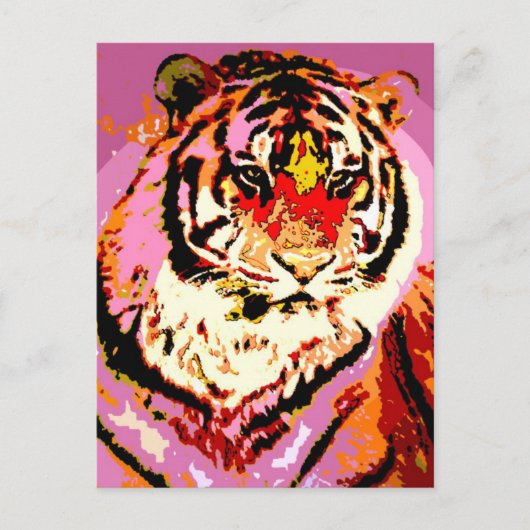 Siberian Tiger Briefkaart (Voorkant)