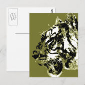 Siberian Tiger Briefkaart (Voorkant / Achterkant)