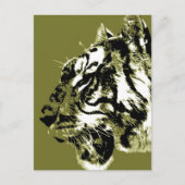 Siberian Tiger Briefkaart (Voorkant)