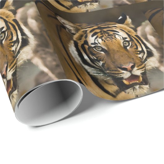 Siberian Tiger Cadeaupapier (Rol Hoek)