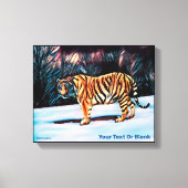 Siberian Tiger Canvas Afdruk (Voorkant)