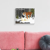 Siberian Tiger Canvas Afdruk (Insitu (Woonkamer))