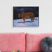 Siberian Tiger Canvas Afdruk (Insitu (Woonkamer))