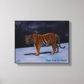 Siberian Tiger Canvas Afdruk (Voorkant)