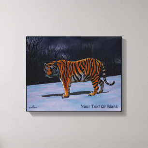Siberian Tiger Canvas Afdruk