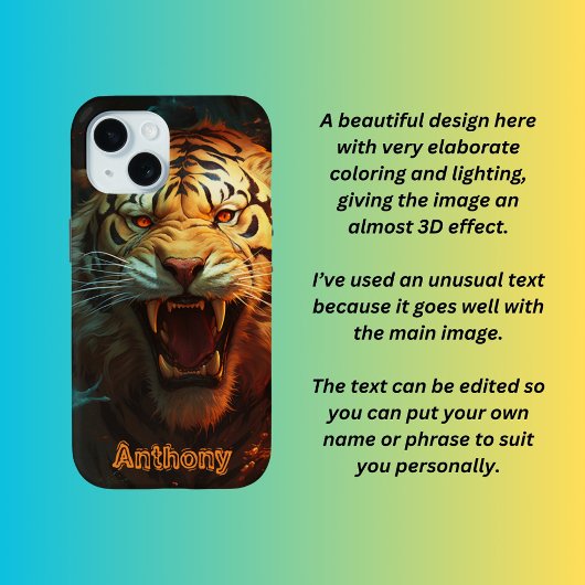 Siberian Tiger Case-Mate iPhone Case
