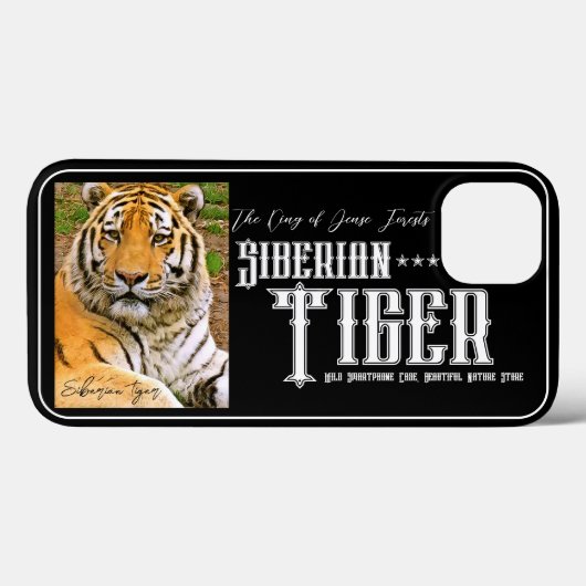 Siberian Tiger Case-Mate iPhone Case (Achterkant (horizontaal))