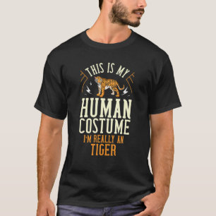 Siberian Tiger Costume Gift Funny Bengal Sumatran T-shirt