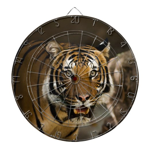 Siberian Tiger Dartbord (Voorkant)