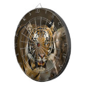 Siberian Tiger Dartbord (Voorkant Rechts)