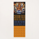 Siberian Tiger [Extra Long Yoga Mat] Yogamat (Achterkant)