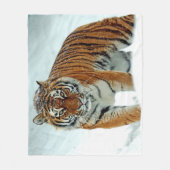 SIBERIAN TIGER FLEECE BLANKET DEKEN (Voorkant)