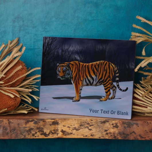 Siberian Tiger Fotoplaat (Zijkant)