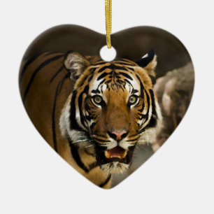 Siberian Tiger Keramisch Ornament