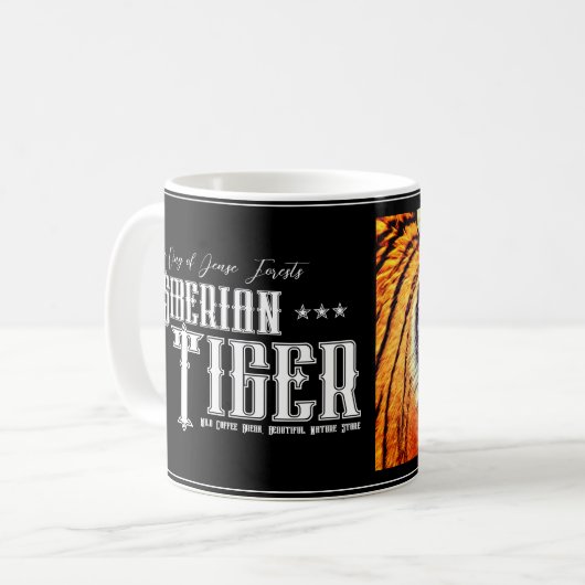 Siberian Tiger Koffiemok (Voorkant links)