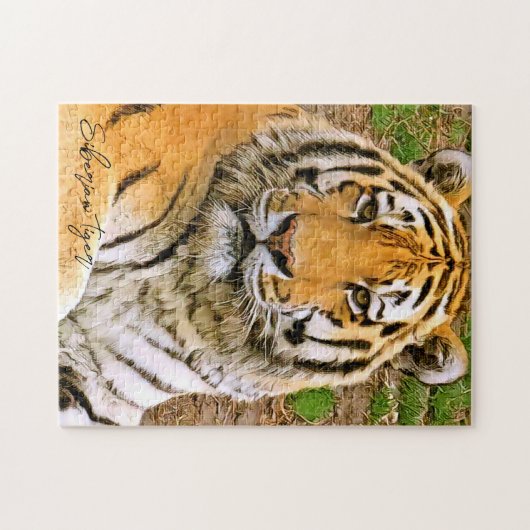 Siberian Tiger Legpuzzel (Horizontaal)