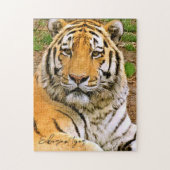 Siberian Tiger Legpuzzel (Verticaal)