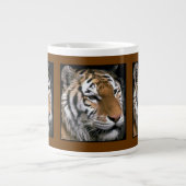 Siberian Tiger Lovers Art Grote Koffiekop (Voorkant)