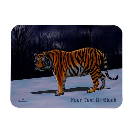 Siberian Tiger Magneet (Horizontaal)