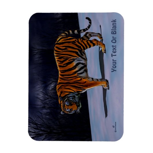 Siberian Tiger Magneet (Verticaal)