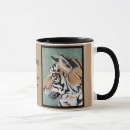 Siberian Tiger personaliseer de naam van de koffie Mok