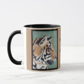 Siberian Tiger personaliseer de naam van de koffie Mok (Links)