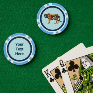 Siberian Tiger Poker Chips