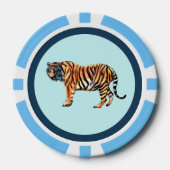 Siberian Tiger Poker Chips (Voorkant)