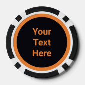 Siberian Tiger Poker Chips (Achterkant)