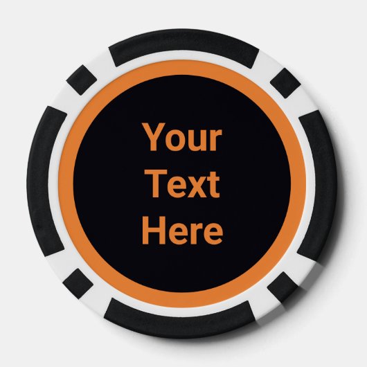 Siberian Tiger Poker Chips (Achterkant)