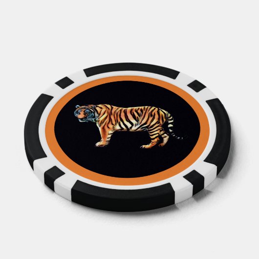 Siberian Tiger Poker Chips (Enkel)