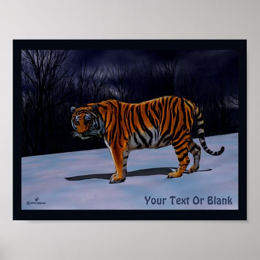 Siberian Tiger Poster (Voorkant)