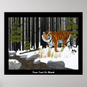 Siberian Tiger Poster (Voorkant)