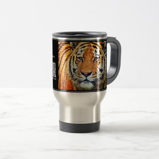 Siberian Tiger Reisbeker (Voorkant rechts)