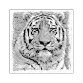 Siberian Tiger Rubberstempel (Afrduk)