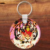 Siberian Tiger Sleutelhanger (Voorkant)