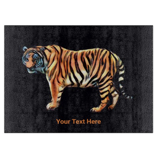 Siberian Tiger Snijplank (Voorkant)