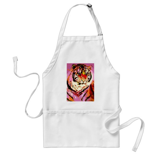Siberian Tiger Standaard Schort (Voorkant)