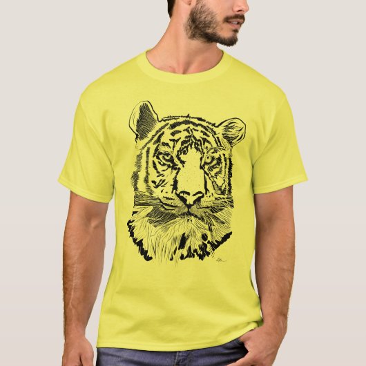 Siberian Tiger T-shirt (Voorkant)