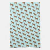 Siberian Tiger Theedoek (Verticaal)