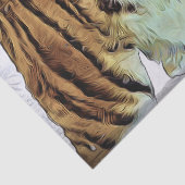 Siberian Tiger Tissuepapier (Detail)