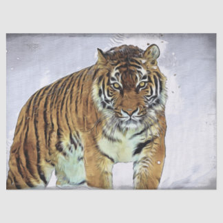 Siberian Tiger Tissuepapier