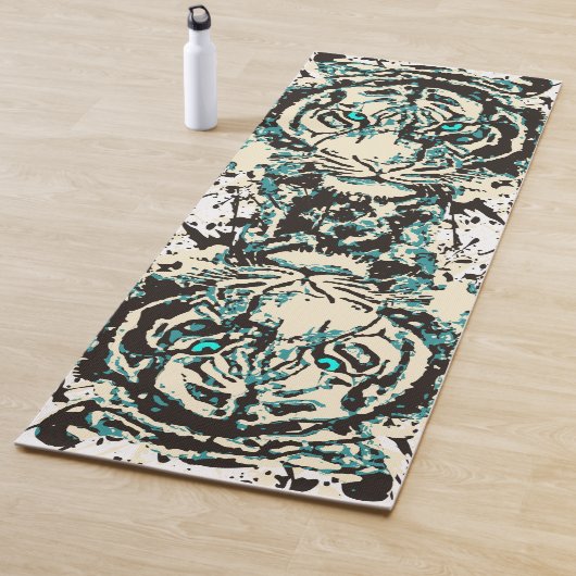 Siberian Tiger Yoga Mat - Wildlife Big Cats (In situ)