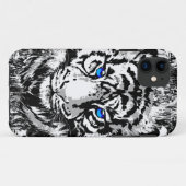 Siberian White Tiger Head - Tiger Blue Case-Mate iPhone Case (Achterkant (horizontaal))