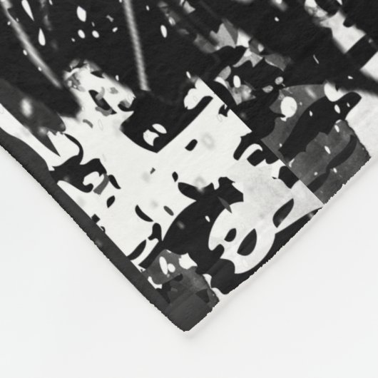 Siberian White Tiger Head - Tiger Blue Eyes Fleece (Hoek)