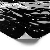 Siberian White Tiger Head - Tiger Poster Blue Eyes (Hoek)