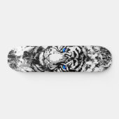 Siberian White Tiger Skateboard Deck (Horizontaal)