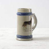 Siberië Husky! Bierpul (Voorkant rechts)